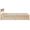 vidaXL Letto in legno massiccio senza materasso 120x200 cm Anteprima dell’immagine prodotto 4