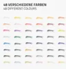 A grid of watercolor swatches in various colors, with text above indicating '48 DIFFERENT COLOURS'. Podgląd zdjęcia produktu