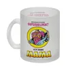 Glas Tasse Comic mit Spruch - Wer braucht schon Produktbild-Vorschau 2