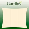 GARDLOV 23144 Sonnensegel 4x3 m beige Produktbild-Vorschau 12