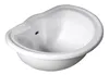 Sapho Kerasan Retro - Lavabo da incasso 500x410 mm, bianco Anteprima dell’immagine prodotto 1