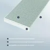 A diagram illustrating the features of a mattress. Produktbild-Vorschau