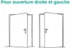 Verrou à bouton Design 5 pour porte d'entrée, cylindre Voir les images du produit 8