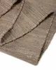 carpetfine Flickenteppich Kelim Chindi Uni Taupe 60x90 cm, Produktbild-Vorschau 4