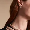 Ohrringen   Kreisförmig Fossil Silber   Kollektion Harlow - Produktbild-Vorschau 6