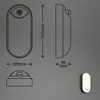 Briloner Ruch Lampada da parete LED per esterni, rilevatore Anteprima dell’immagine prodotto 7