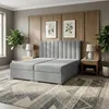 Boxspringbett 140x200 mit 2 Bettkästen Kontinentales Bett Produktbild-Vorschau 3
