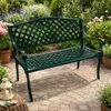 DEGAMO Gartenbank Parkbank Bank OXFORD 2-sitzer, Aluguss Produktbild-Vorschau 8