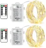 2X LED Lichterkette Batterie 5 m 50 LEDs mit Fernbedienung, Produktbild-Vorschau 1