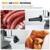 FATABETA lektrischer Fleischwolf 2800W, Wurstmacher Produktbild-Vorschau 7