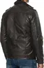 Tazzio Herren Jacke Lederjacke Trenchcoat 19706 Braun S Produktbild-Vorschau 7