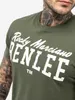 Herren T-Shirt normale Passform LOGO Olive/White XL BENLEE Produktbild-Vorschau 5