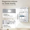K-Möbel Wisząca witryna w kolorze białym (80x60x25 cm) z 2 Podgląd zdjęcia produktu 5
