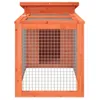 Kaninchenstall Braun 100,5x54x55 cm Massivholz Kiefer Produktbild-Vorschau 5