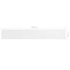 vidaXL Schermo privacy per balcone bianco 75x500 cm Tessuto Anteprima dell’immagine prodotto 4