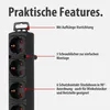 Brennenstuhl Std-Leiste 6-fach Comfort-Line schwarz 2m Produktbild-Vorschau 19