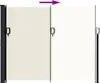 vidaXL Seitenmarkise Ausziehbar Creme 160x600 cm Produktbild-Vorschau 5