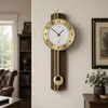 AMS Funk-Pendeluhr, Funkpendelwerk, 22x62x8cm, 5266/1 Produktbild-Vorschau 5