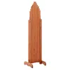 A wooden garden screen on a white background. Podgląd zdjęcia produktu