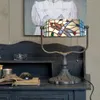LumiLamp Banker Leselampe Libelle Glas Mosaik 27 cm Produktbild-Vorschau 4