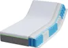 vidaXL Matratze Weiß und Grau 80 x 160 cm Jacquard-Stoff Produktbild-Vorschau 3