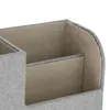 relaxdays Schreibtisch Organizer Leinen-Optik Produktbild-Vorschau 6