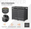 ML-Design cassonetto per rifiuti 2er con tetto vegetale, Anteprima dell’immagine prodotto 2
