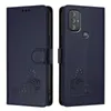 Leder Hülle für Motorola Moto G Power (2022) Süße Katze Produktbild-Vorschau 2