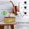 Dřevěný digitální budík s bezdrátovým nabíjením 3 budíky Náhled obrázku produktu 5