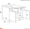 Küchenunterschrank - 100 cm breit - Kaschmir Glanz Sonoma Produktbild-Vorschau 6