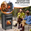 KESSER® Gasheizer Gasheizofen Heizstrahler 3,4 kW Gas Kamin Produktbild-Vorschau 8