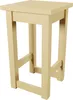 Rustikálne 55 cm | Lakovaná borovica Teak Stolička Sedadlo Náhľad obrázku produktu 1
