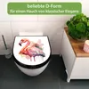 WC Sitz D-Form Schwarz mit Absenkautomatik Motiv Produktbild-Vorschau 2