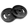 HAMMER  Hantelscheiben Gewichtsscheiben 2x 5 kg - schwarz Produktbild-Vorschau 3