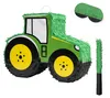 Relaxdays Pinata Set, 3tlg., Traktor zum Aufhängen, Kinder, Produktbild-Vorschau 8
