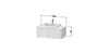 Waschtischunterbau HAPPY D.2 PLUS 1000x550mm 1 Ausz. we Produktbild-Vorschau 1