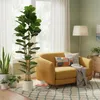 HOMCOM Künstlicher Geigenfeigenbaum 180 cm Kunstpflanze mit Produktbild-Vorschau 9