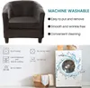Topchances 2 kusy kryt židle Club Chair Slipcover, Velvet Náhled obrázku produktu 7