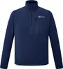 Dunkelblauer Berghaus Halb-Zip Polartec-Fleece Prism Micro mit Stehkragen und Brusttasche mit Reißverschluss