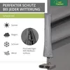 Premium Sonnenschirmhülle, Größe:170 cm x 30 / 50 cm für Produktbild-Vorschau 3