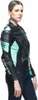 Dainese Racing 4 Damen Motorrad Lederjacke, schwarz/türkis, Produktbild-Vorschau 6
