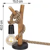 GLOBO 52060146X, Metal, Drewno, IP20, II, E27, 10 W, 230 V Podgląd zdjęcia produktu 11