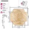 Stropní svítidlo Lignea Lux z bambusu, boho styl, 40 W - Náhled obrázku produktu 7