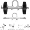 Schuifpoortset. 6-inch schuifrollen voor aansluitrails. Productafbeelding-voorbeeld 9