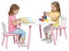 AIYAPLAY Kindertisch mit 2 Stühlen, Kindersitzgruppe mit Produktbild-Vorschau 1