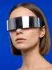 Brille Space silber für Kostümierungen Produktbild-Vorschau 2