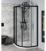 Gelco SIGMA SIMPLY BLACK douchecabine, kwartcirkel, Productafbeelding-voorbeeld 1