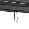 A close-up view of a black pull strap hanging from a gray metal structure, likely part of a pergola or awning. Produktbild-Vorschau