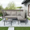 Ensemble de mobilier de terrasse 3 pièces, ensemble de Voir les images du produit 4