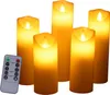 A set of five LED candles with a remote control, displayed on a white background. Náhled obrázku produktu